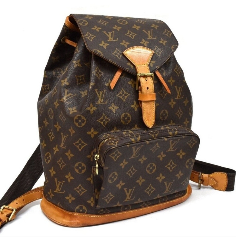 🔥EXTRA LARGE🔥 Authentic Louis Vuitton Monogram Montsouris GM Backpack Bag LV